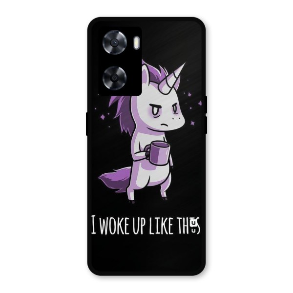Unicorn Morning Metal Back Case for Oppo A57 2022