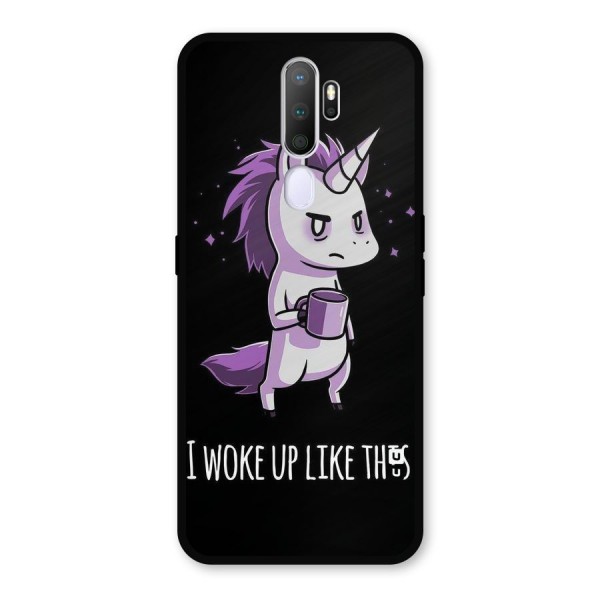 Unicorn Morning Metal Back Case for Oppo A5 (2020)