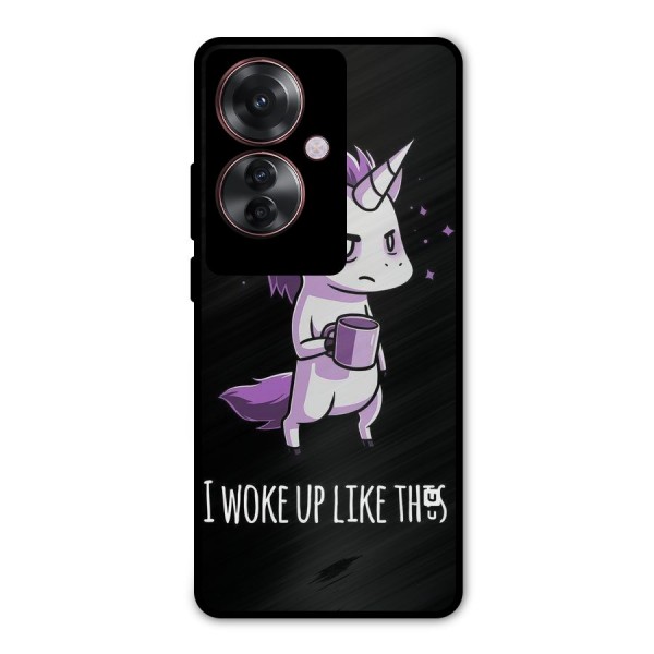 Unicorn Morning Metal Back Case for Oppo F25 Pro