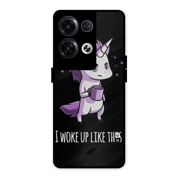 Unicorn Morning Metal Back Case for Oppo Reno8 Pro 5G