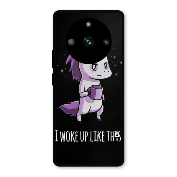 Unicorn Morning Metal Back Case for Realme 11 Pro