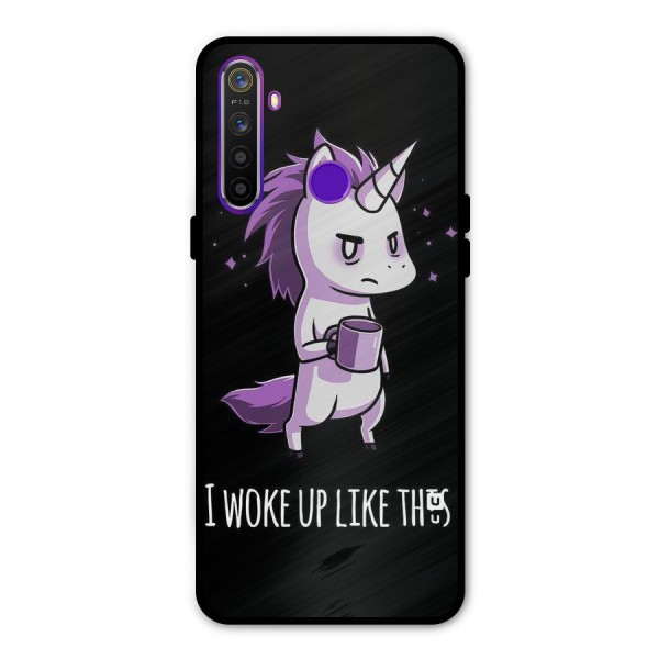 Unicorn Morning Metal Back Case for Realme 5