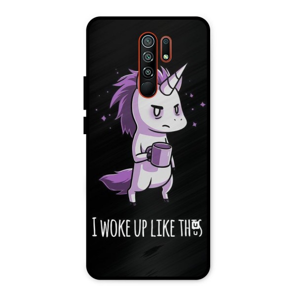 Unicorn Morning Metal Back Case for Redmi 9 Prime