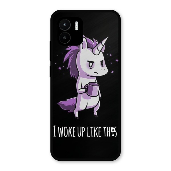 Unicorn Morning Metal Back Case for Redmi A1