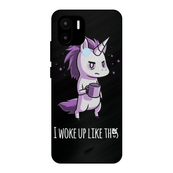 Unicorn Morning Metal Back Case for Redmi A2+