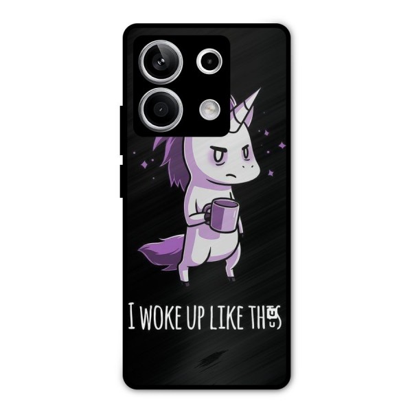 Unicorn Morning Metal Back Case for Redmi Note 13 5G