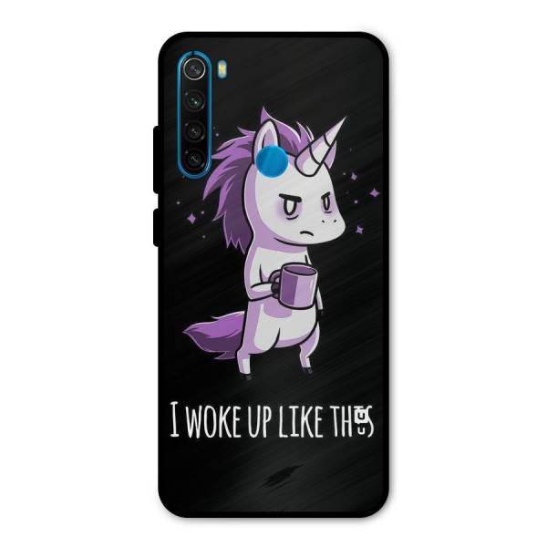 Unicorn Morning Metal Back Case for Redmi Note 8