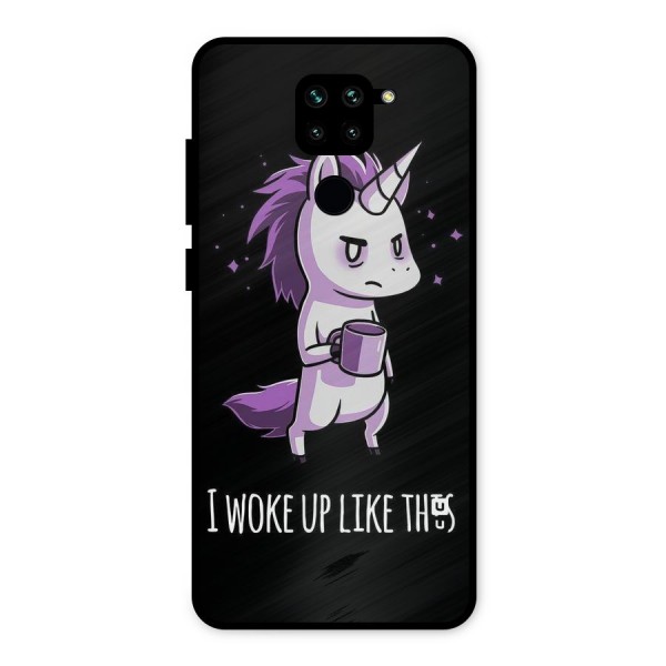 Unicorn Morning Metal Back Case for Redmi Note 9