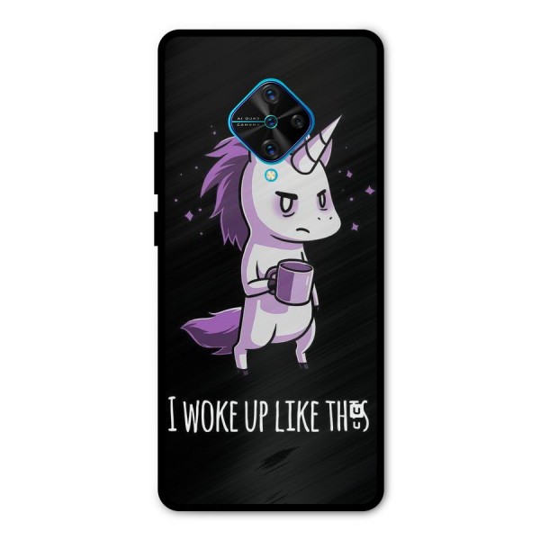 Unicorn Morning Metal Back Case for Vivo S1 Pro