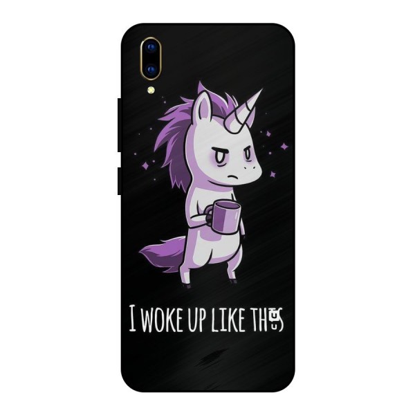 Unicorn Morning Metal Back Case for Vivo V11 Pro