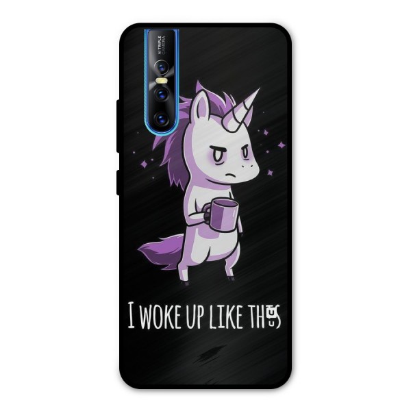 Unicorn Morning Metal Back Case for Vivo V15 Pro