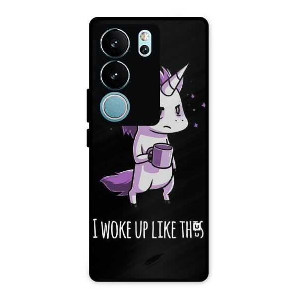 Unicorn Morning Metal Back Case for Vivo V29 Pro