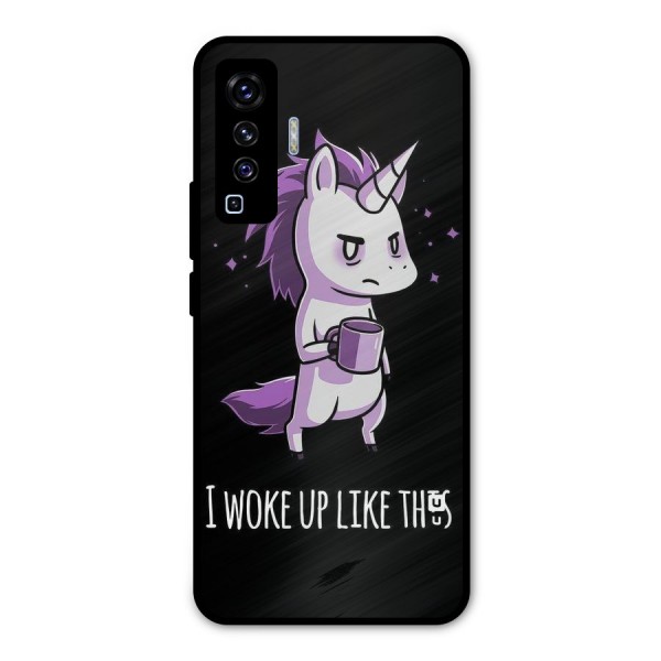 Unicorn Morning Metal Back Case for Vivo X50