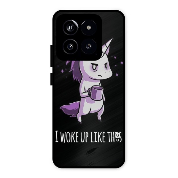 Unicorn Morning Metal Back Case for Xiaomi 14