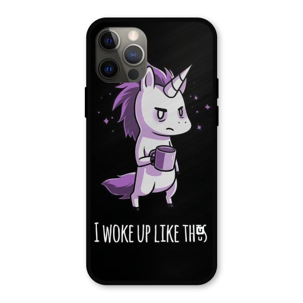 Unicorn Morning Metal Back Case for iPhone 12 Pro