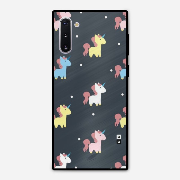 Unicorn Pattern Metal Back Case for Galaxy Note 10