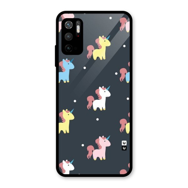 Unicorn Pattern Metal Back Case for Redmi Note 10T 5G
