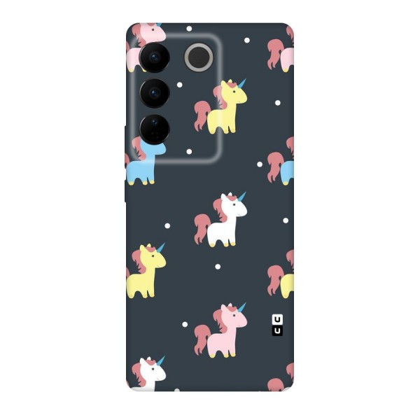 Unicorn Pattern Original Polycarbonate Back Case for Vivo V27