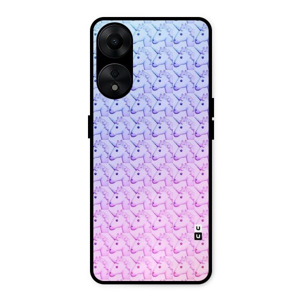 Unicorn Shade Metal Back Case for Oppo A78 5G