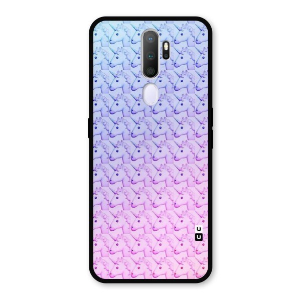 Unicorn Shade Metal Back Case for Oppo A9 (2020)