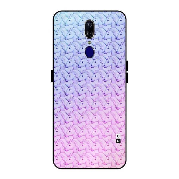 Unicorn Shade Metal Back Case for Oppo F11