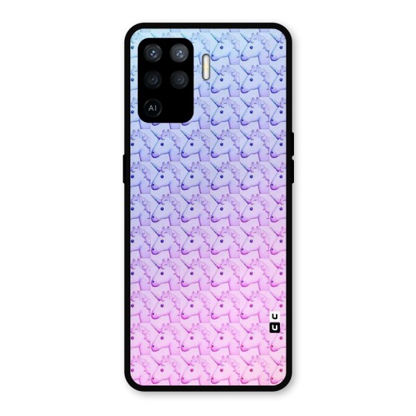 Unicorn Shade Metal Back Case for Oppo F19 Pro