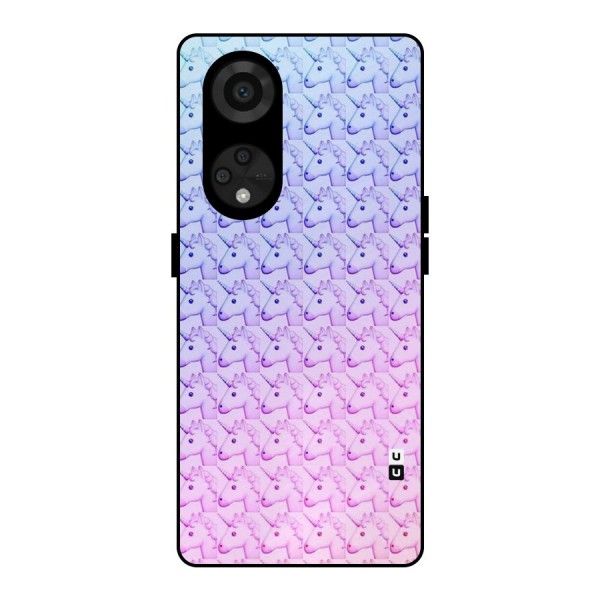 Unicorn Shade Metal Back Case for Reno8 T 5G
