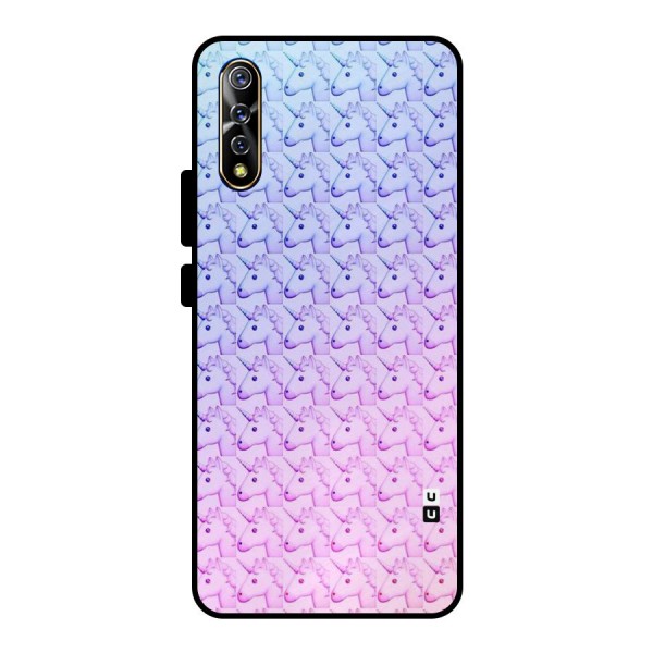 Unicorn Shade Metal Back Case for Vivo S1