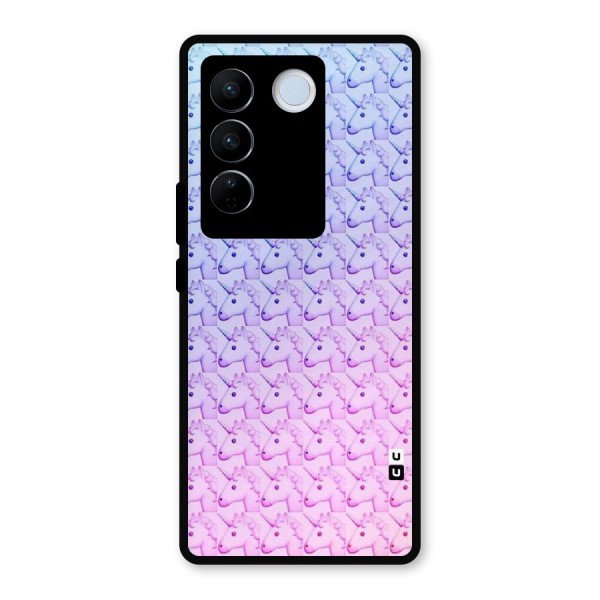 Unicorn Shade Metal Back Case for Vivo V27