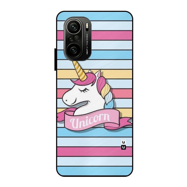 Unicorn Stripes Metal Back Case for Mi 11X Pro