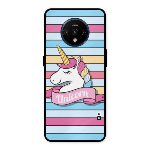 Unicorn Stripes Metal Back Case for OnePlus 7T