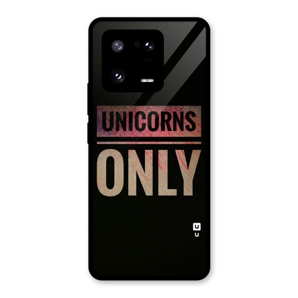Unicorns Only Glass Back Case for Xiaomi 13 Pro