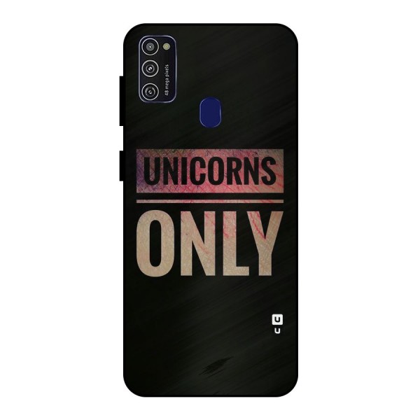Unicorns Only Metal Back Case for Galaxy M21