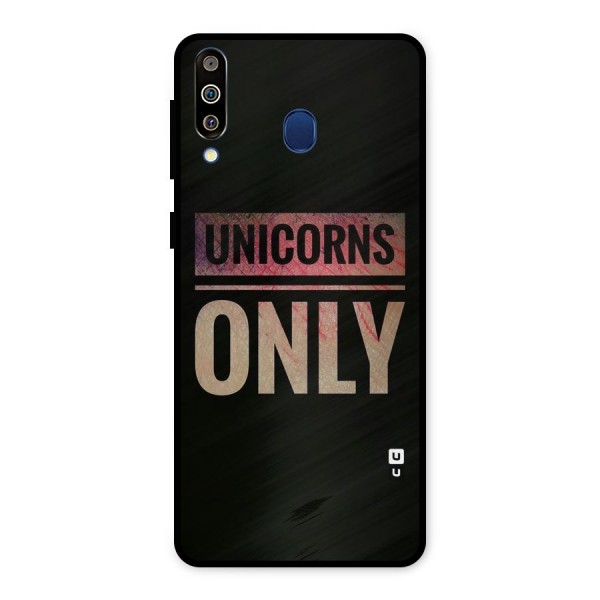 Unicorns Only Metal Back Case for Galaxy M30