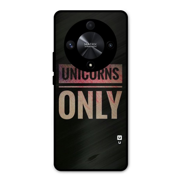 Unicorns Only Metal Back Case for Honor X9b