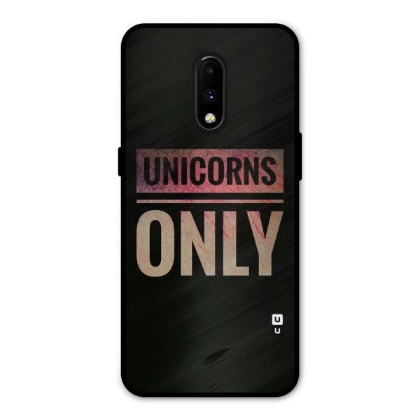 Unicorns Only Metal Back Case for OnePlus 7