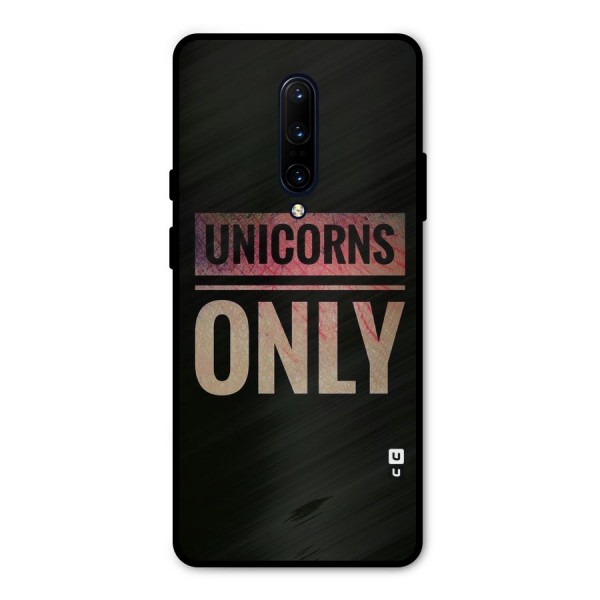 Unicorns Only Metal Back Case for OnePlus 7 Pro