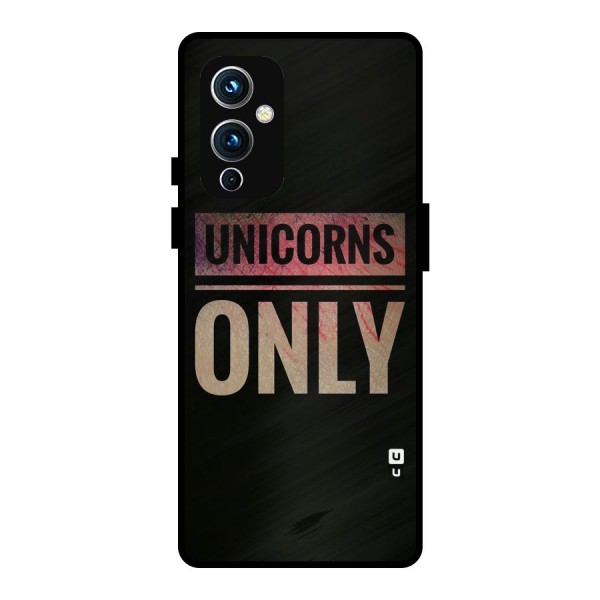 Unicorns Only Metal Back Case for OnePlus 9