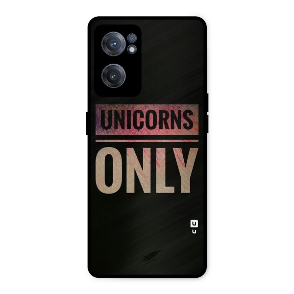 Unicorns Only Metal Back Case for OnePlus Nord CE 2 5G