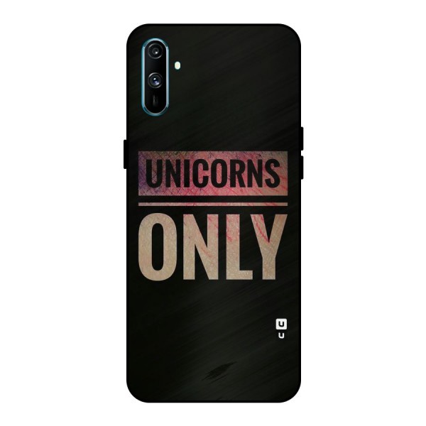 Unicorns Only Metal Back Case for Realme C3