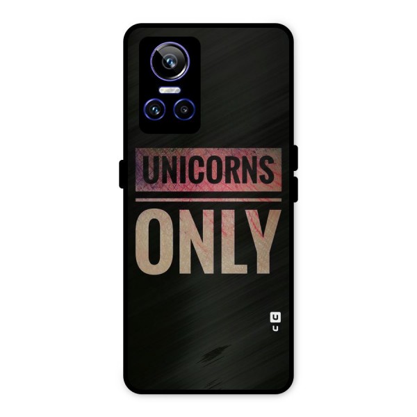 Unicorns Only Metal Back Case for Realme GT Neo 3