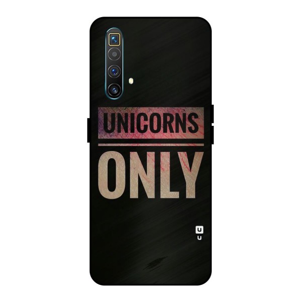 Unicorns Only Metal Back Case for Realme X3