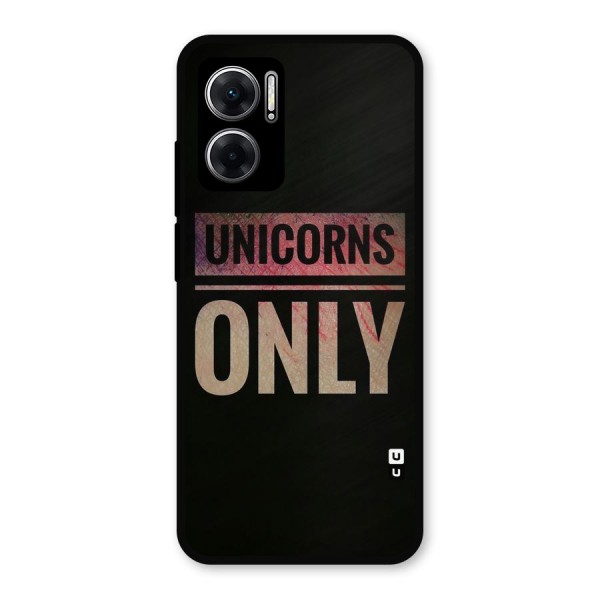Unicorns Only Metal Back Case for Redmi 11 Prime 5G