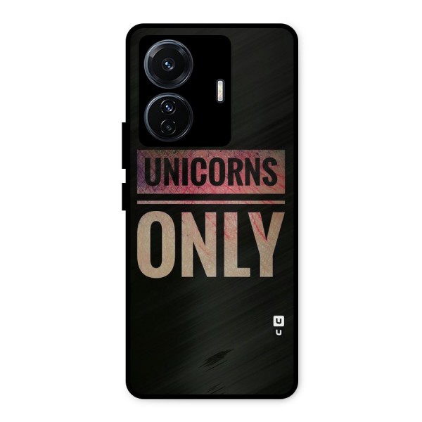 Unicorns Only Metal Back Case for Vivo T1 Pro