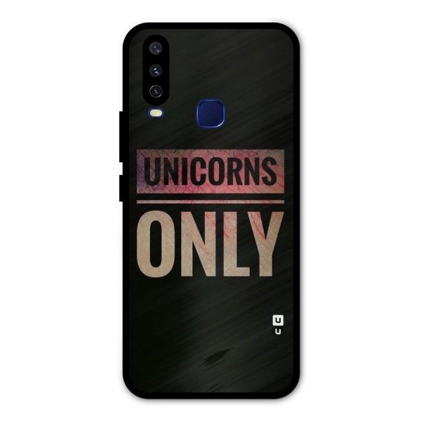 Unicorns Only Metal Back Case for Vivo U10