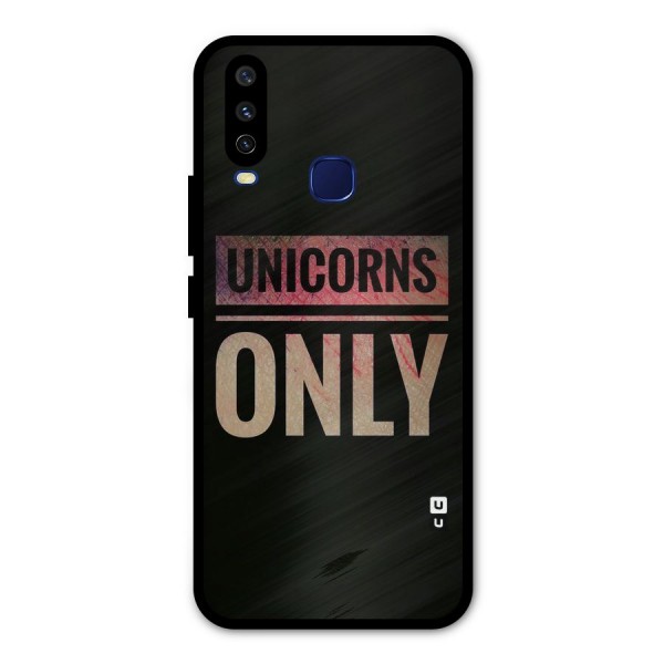 Unicorns Only Metal Back Case for Vivo V17