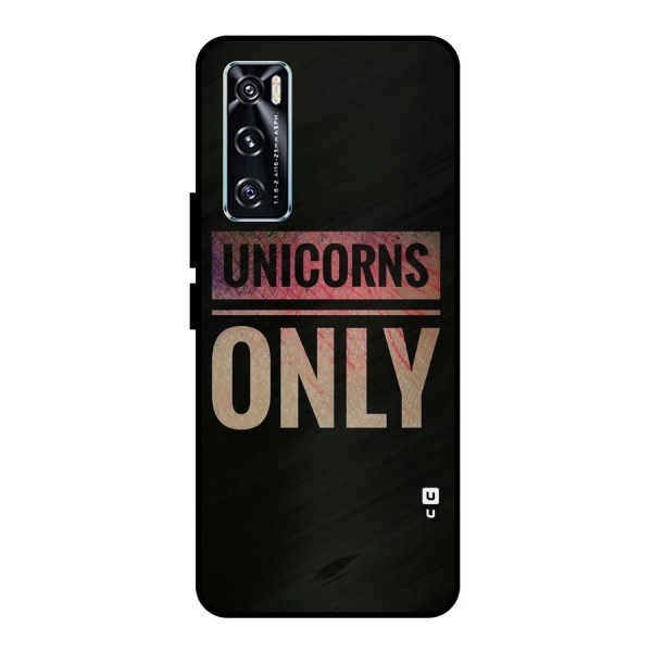 Unicorns Only Metal Back Case for Vivo V20 SE
