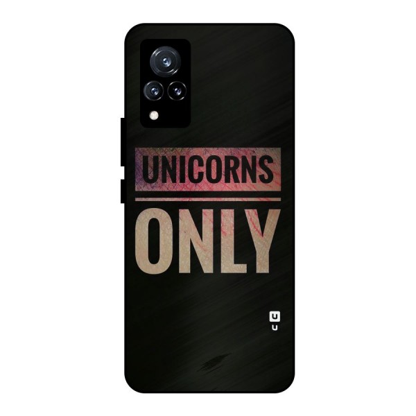 Unicorns Only Metal Back Case for Vivo V21 5G