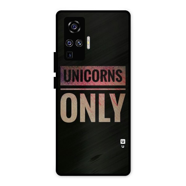 Unicorns Only Metal Back Case for Vivo X50 Pro