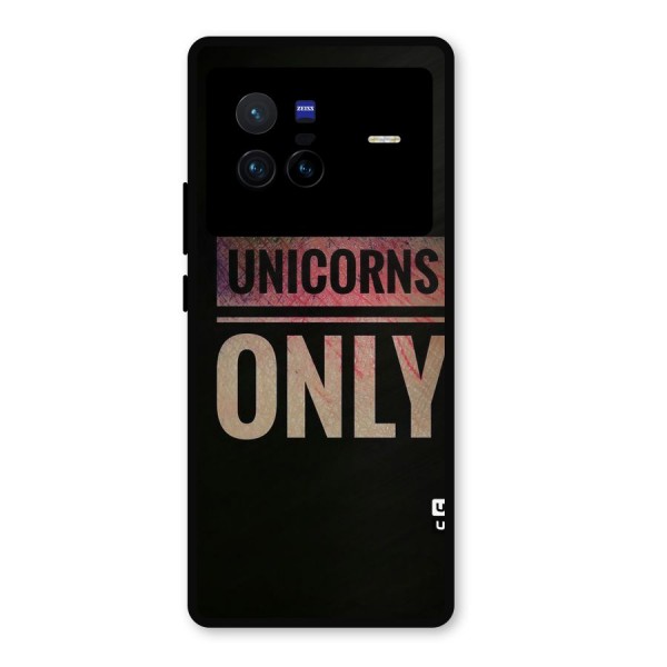 Unicorns Only Metal Back Case for Vivo X80